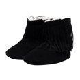 thumbnail image 5 of Baby Girls Soft Plush Tassels Snow Boots Warm Cotton First Walkers Shoes, 5 of 5