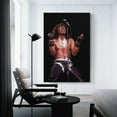 thumbnail image 3 of Rick James Singer Poster Print Canvas Wall Art (11) Artworks Canvas Poster Room Aesthetic Wall Art Prints Home Modern Decor Gifts 16x24inch(40x60cm), 3 of 6