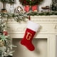 thumbnail image 2 of Chimenea Decoraciones de Navidad Suministros de Decoración de Navidad Red High End Gold Velvet Letter Calcetines 26 Carta Calcetines Regalo de Navidad Calcetines Regalos de Navidad de la Familia, 2 of 4