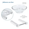 thumbnail image 4 of JABONERA DE CRISTAL CON BASE GRAVITA  AB 1913.5A 46, 4 of 7