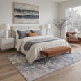 thumbnail image 3 of KUETH 9'X12' Area Rugs Machine Washable Rugs for Living Room, Non Slip Flat Pile Rug with Rubber Backing, Rug for Entryway Bedroom Dining Room Home Office, 3 of 3