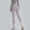 thumbnail image 2 of Pantalones de Yoga Flare Mujeres con Bolsillos Cintura Alta Cintura Ajustada Suelta Pantalones de Yoga de Longitud Completa para el Gimnasio de Yoga de Baile, 2 of 5