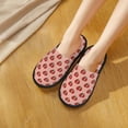 thumbnail image 6 of Honeii Basset hound dog with paw Print Furry Slippers Bedroom Slippers for Women and Men Fuzzy Plush Comfy Faux Fur Lined Slide Shoes -Medium, 6 of 8