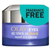 Olay Retinol 24 MAX Night Eye Cream for Women, 0.5 Oz