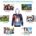 thumbnail image 5 of Kdxio Dreamy Forest Elf Pattern Boys Athletic Unisex Boys Girls Hoodie with Pocket Sweatshirts-X-Large, 5 of 6