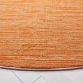 thumbnail image 4 of SAFAVIEH Vision Adrasteia Overdyed Solid Area Rug, Orange, 3' x 3' Round - Modern Design, Orange, Non-Shedding & Easy Cleaning, Ideal for Living Room, Bedroom, Dining Space, 4 of 12