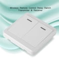 thumbnail image 4 of Transmisor Y Receptor De Interruptor De Relé De Control Remoto Inalámbrico De Pared Ac Panel 86 110-220V 2 Vías Sweethay EL008526-00, 4 of 6
