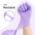 thumbnail image 4 of 10-100pcs Disposable Purple Nitrile Gloves Latex Free Waterproof Suitable for Kitchen Food Processing Beauty Salon Work Glove, 4 of 10