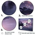 thumbnail image 3 of Designart "The Factory In The Hushed Night I" Factories Floater Framed Wall Art Living Room, 3 of 5