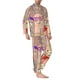 thumbnail image 2 of Balery Cute Lamas Pijama para Hombre de Dos Piezas con Manga Larga, Conjunto de Dormir y Descanso Suave con Bolsillos-Large, 2 of 7