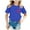 Blue, variant on Godom Girls' Tees Short Sleeve Crewneck T-Shirt Tee Girls' Summer T Shirts