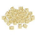 thumbnail image 1 of figatia 100 Pcs Boucles d'Extension de Cheveux Sales Bijoux pour Tresses Cheveux Or, 1 of 9