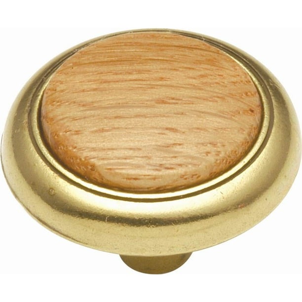 Woodgrain Knob in Grain Oak (Set of 10)