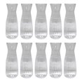thumbnail image 2 of Dserhfy 3/5/10Pcs Plastic Vase Transparent Color Single Stem Vase Lightweight Smooth Reusable Vase Dining Table Decoration, 2 of 8
