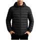 thumbnail image 2 of Ceisia Men's Winter Warm Stand Collar Zipper Cardigan with Pockets Windproof Water Gift Repellent Lightweight Puffer Jacket, 2 of 8