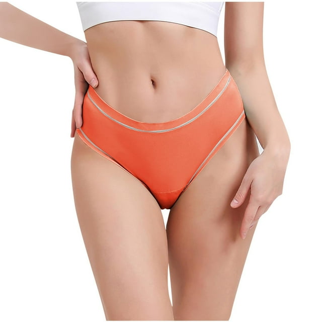 Puntoco Bragas para mujer de cintura alta, tallas grandes, cintura media alta, pantalones fisiológicos menstruales, pantalones triangulares a prueba de fugas, ropa interior deportiva transpirable