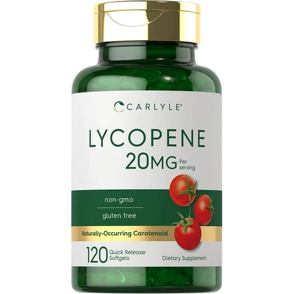Lycopene | 20mg | 120 Softgels | by Carlyle