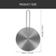 thumbnail image 2 of unbranded De Inducción Para Cocina En Metal Con Mango Desmontable Para Uso Doméstico Color Plata, 2 of 6
