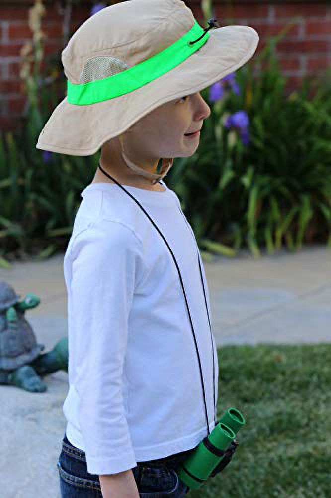 Eagle Eye Explorer Kids Safari Floppy Bucket Hat Adventure for Boys & Girls. Sure Fit with, Wide Brim with Chin Straps