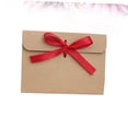 thumbnail image 4 of OUNONA 50Pcs Wedding Envelope Kraft Paper Bowknot Style Light Brown Invitation Cards Envelope for Decor, 4 of 6
