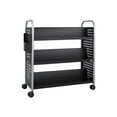 thumbnail image 1 of Safco Scoot Double Sided 6 Shelf Book Cart, 1 of 4