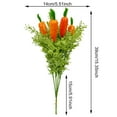 thumbnail image 2 of Binwennn Easter Carrot Picks Home Realistic Foam Carrots Easter Decorations Spring Table Centerpieces Photography Props Flowers Roses Yard Flowers Christmas Flowers for Small Flowers in Sunflower, 2 of 6