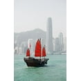 thumbnail image 2 of Hong Kong Junk Boat Wall Mural by Wallmonkeys Peel and Stick Graphic (18 in H x 15 in W) WM147639, 2 of 4