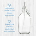 thumbnail image 3 of Dispensador de detergente para ropa Kitchentoolz, vidrio de medio galón, 3 of 7