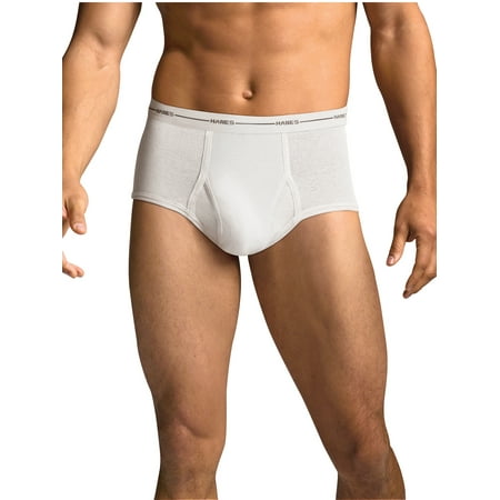 - Men's FreshIQ Comfort Flex Waistband White Briefs 7-Pack