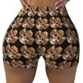 thumbnail image 2 of Picia Wild West Cowboy Skull Printed Workout Shorts for Women Seamless Scrunch Butt Lifting High Waisted Yoga Gym Booty Running Moisture-wicking Short Pants-Small, 2 of 9