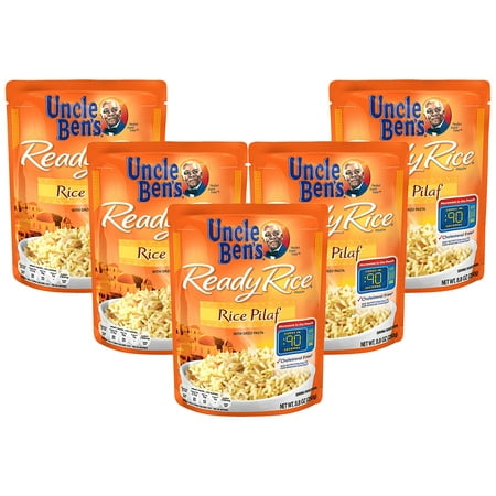 (5 Pack) UNCLE BEN'S Ready Rice: Rice Pilaf, (Best Ever Rice Pilaf)