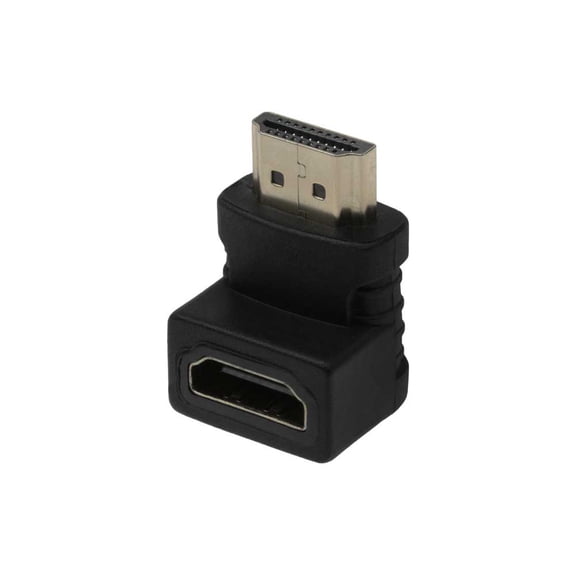 SF Cable HDMI Male to Female Right Angle Adapter Gold Plated