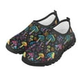 thumbnail image 2 of Psesaysky Shining Mushroom Printed Sneakers for Child Girls Soft Light Breathable Slip-on Loafers Size 11-15, 2 of 7
