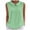 *Green, variant on VBVC Women's Peter Pan Collar Sleeveless Blouse, Ladies' Waffle Woven Tank Top, Elegant Solid Color Work Shirt For Women,Black,S-2XL