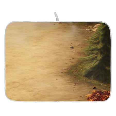 

Gobi Desert Dish Drying Mat for Kitchen Quick Drying Absorbent Soft Durable 16 x 18