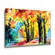thumbnail image 2 of Póster de lienzo con pintura al óleo de bosque, decoración de dormitorio, paisaje deportivo, decoración de oficina, regalo, estilo marco, 20 x 30 cm, 2 of 8