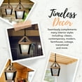 thumbnail image 6 of Autumn Alley Wooden Farmhouse Pendant Light for Cottage, Ceiling Lighting Fixture, 6 of 8