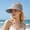Gray, variant on PRINxy Women's Roll-Up Wide Brim Straw Sun Visor Hat, Lightweight Portable UV Protection Hat for Summer Beach Hiking Activities Beige
