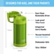 thumbnail image 2 of THERMOS FUNTAINER Botella de agua con pajita - 12 onzas - Botella de agua aislada al vacío de acero inoxidable para niños con tapa, 2 of 4