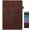 Brown, variant on Lined Journal Notebook, A5 200 Pages Leather Journals For Writing Women & Men Travel,business,work & School,college Ruled Notebooks Hardcover Journaling Notebooks Daily Diary, 5.7'' X 8.3''-Black