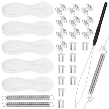 1 Set Rv Blinds Repair Kit Rv Window Shade Accessories Camper Blinds Parts Stringing Tool Pleated Shade Replacement Parts