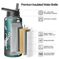 thumbnail image 2 of Pet Pattern Insulated Water Bottle with Paw Print - 18/8 Stainless Steel Construction & Copper Layer Technology, 2 of 6