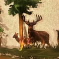 thumbnail image 2 of Yuedong Christmas Decoration -Deer & Bear Mountain & Tree Wall Signs Retro Forest & Wildlife Laser Cut Indoor Outdoor Art Decor ,20*30CM, 2 of 10