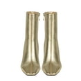 thumbnail image 2 of Ninety Union GETAWAY Metallic Heel Bootie, Gold, 9, 2 of 5
