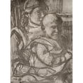 thumbnail image 2 of Pekka Halonen 12x14 Gold Ornate Wood Frame and Double Matted Museum Art Print Titled - Years and Elina (1909), 2 of 4