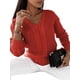 thumbnail image 3 of Sexy Dance Suéteres de punto cálidos de invierno acogedor para mujer, suéter de punto grueso, suéter de trabajo con Cable para mujer, 3 of 8