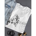 thumbnail image 3 of Cutting The Same Branch T-Shirt Women -Wilfred Hildonen Designs, Female XX-Large, 3 of 4