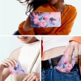 thumbnail image 5 of Leather For Samsung Galaxy A56 5G 6.7-inch Wallet Case Embossed Painted Butterflys&Flowers Pattern, With Card Holder,Wristband,Magnetic Clasp Kickstand Folio Cover,Color-2,For Galaxy A56 5G, 5 of 8