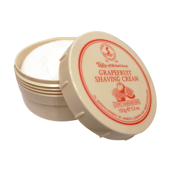 Grapefruit Shave Cre am Bowl by Taylor of Old Bond Street (150g Shave Cre am)