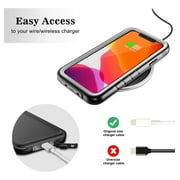 SPORTLINK Waterproof Case for iPhone 11 Pro Full Body Heavy Duty Shockproof 360 Sealed Rugged Dustproof Phone Screen Protector 5.8 inch - Frosted Black